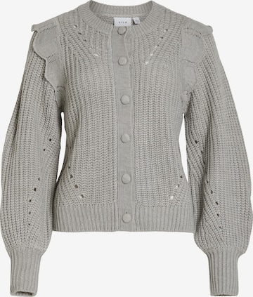 VILA Knit cardigan 'Norila' in Grey: front
