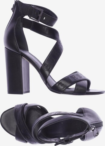 GUESS Sandals & High-Heeled Sandals in 40 in Black: front