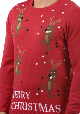 BLEND Sweater 'Rudolph' in Red