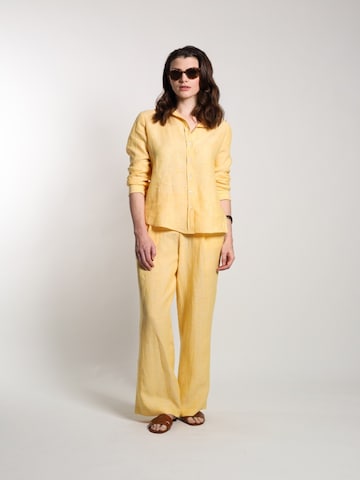 WEARABLE STORIES Blouse 'Paula' in Yellow