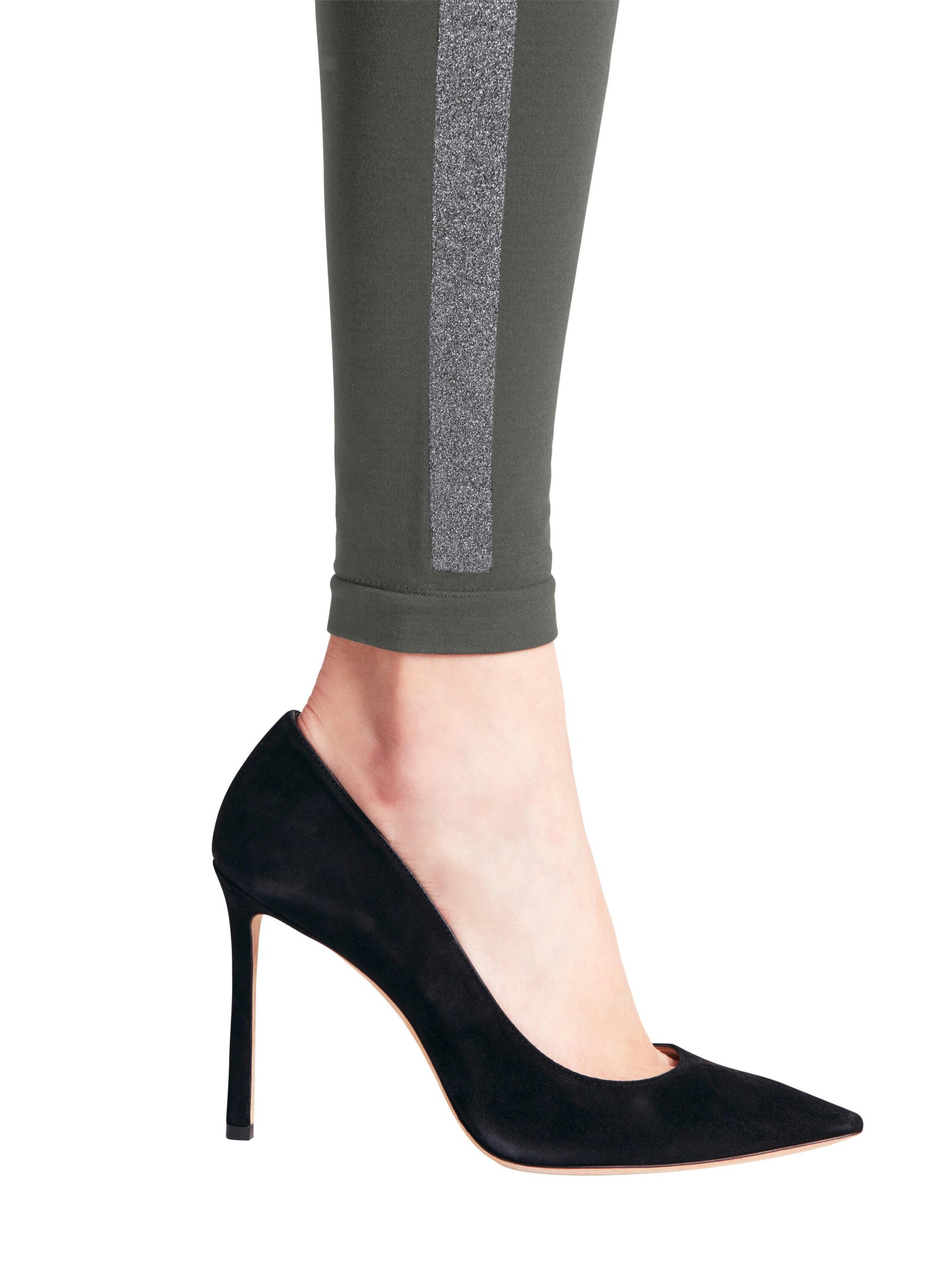 FALKE Skinny Leggings 'Clean Intensity' in Green