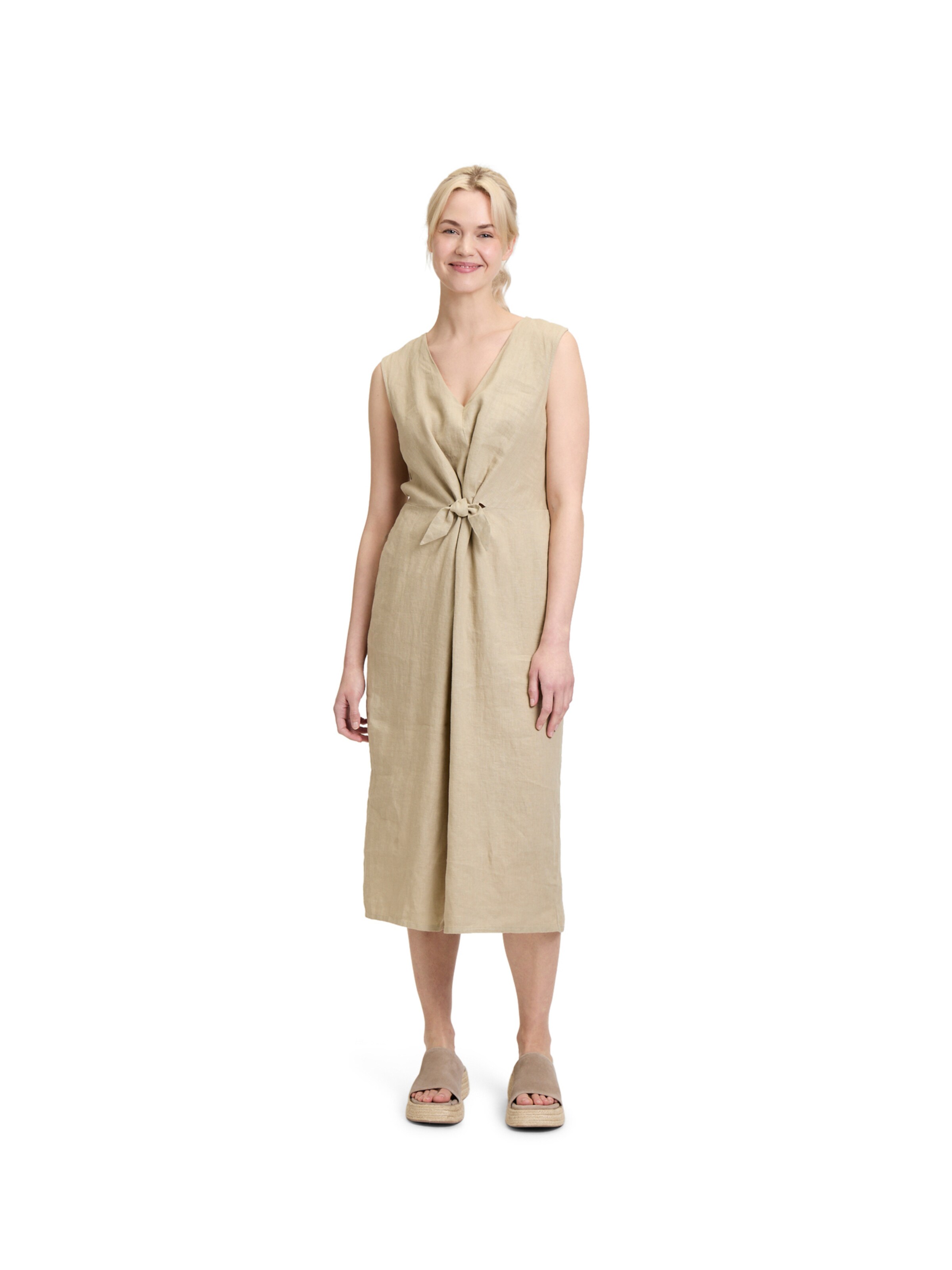 Cartoon Kleid in Beige