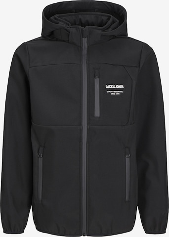 Jack & Jones Junior Övergångsjacka 'JJTheo' i svart: framsida