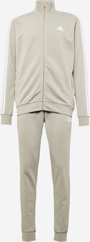 ADIDAS SPORTSWEAR Тренировочный костюм 'Basic 3-Stripes French Terry' в Серый: спереди