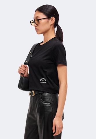 Karl Lagerfeld - Camisa 'Rue St-Guillaume' em preto