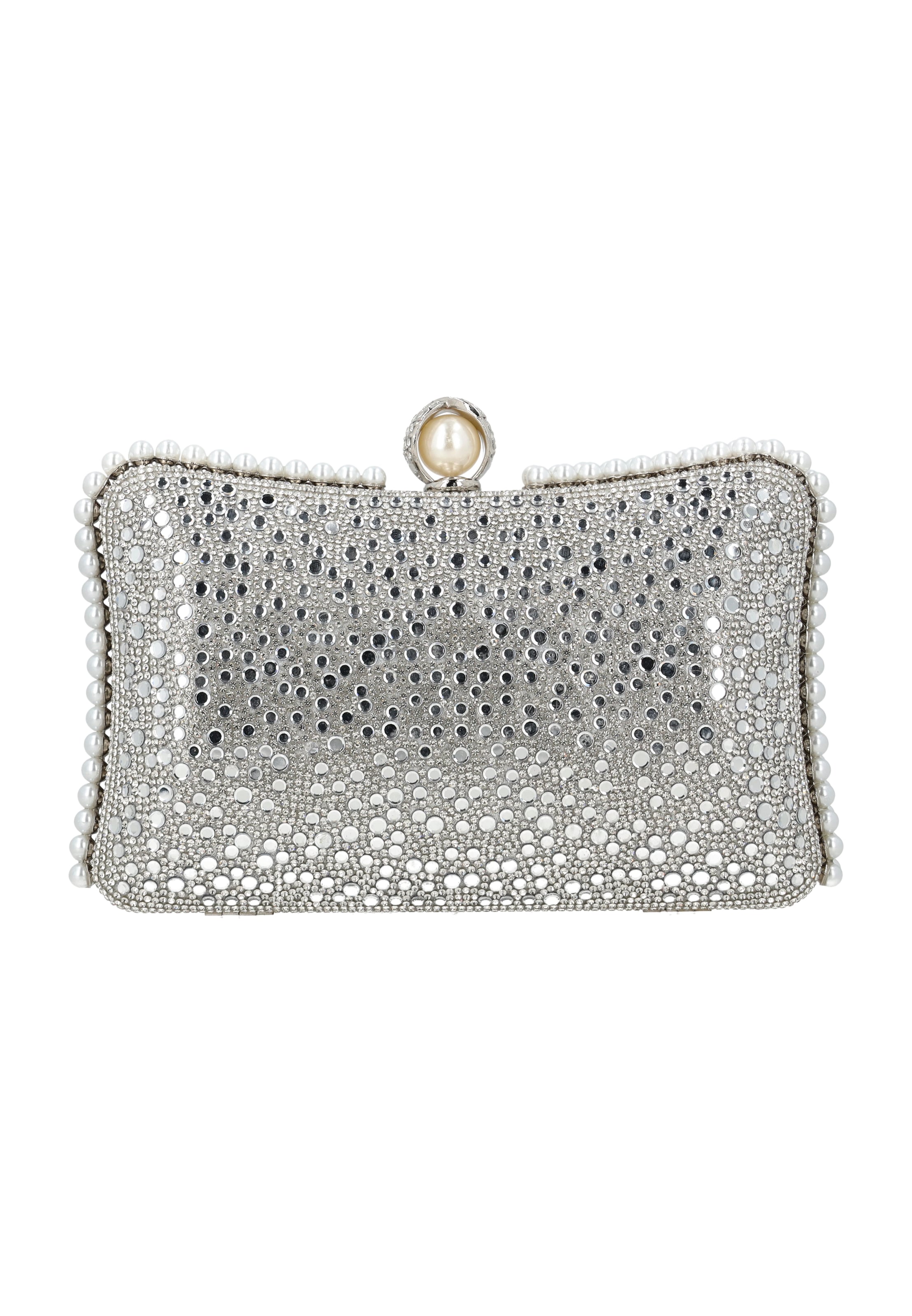 Pochette faina en argent : devant
