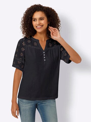heine Bluse i sort: forside
