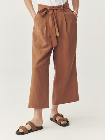 TATUUM Regular Broek 'Tenko' in Bruin: voorkant