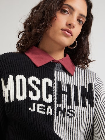 Moschino Jeans Kampsun, värv must