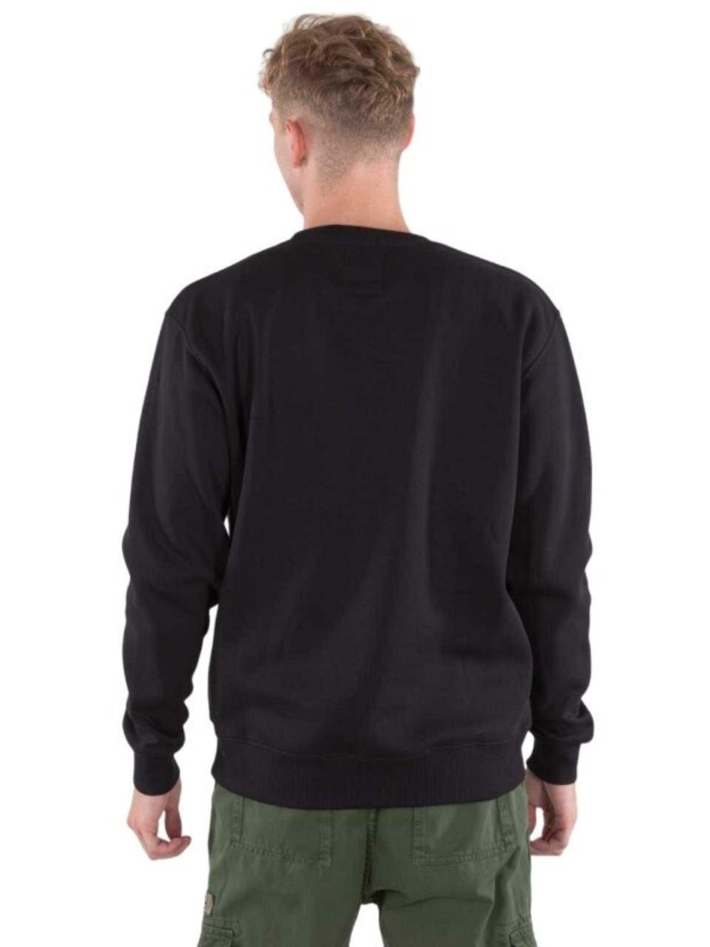 ALPHA INDUSTRIES Sweatshirt 'Basic' in Black