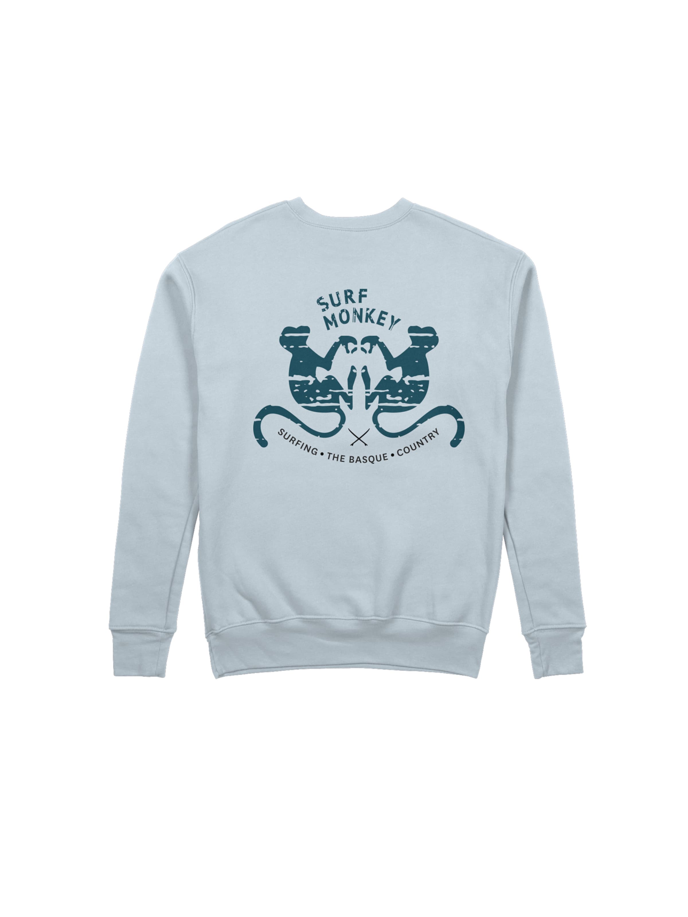 Sweat-shirt Surf Monkey en bleu