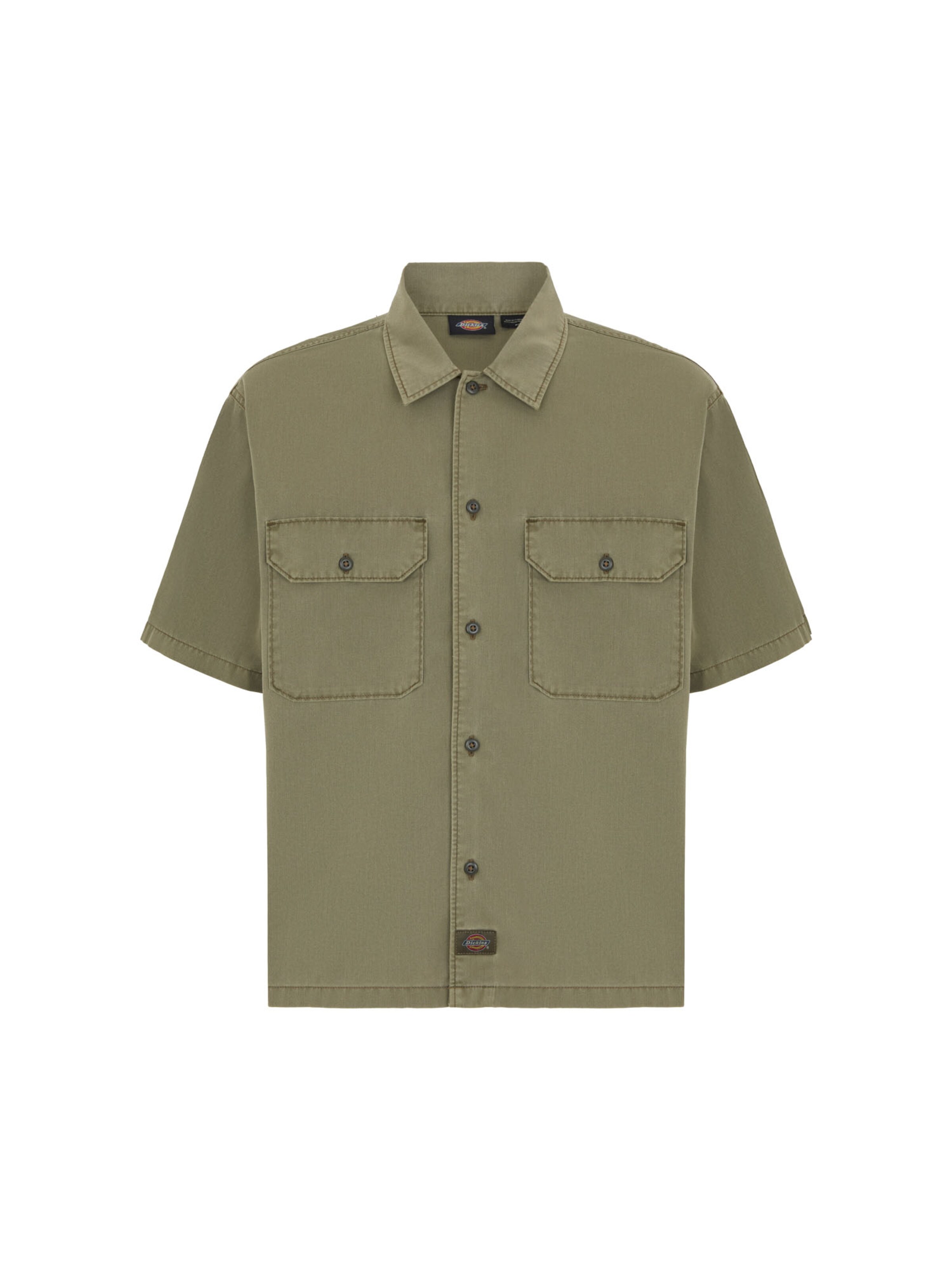 Comfort fit Camicia 'UNIONVILLE' di DICKIES in verde: frontale