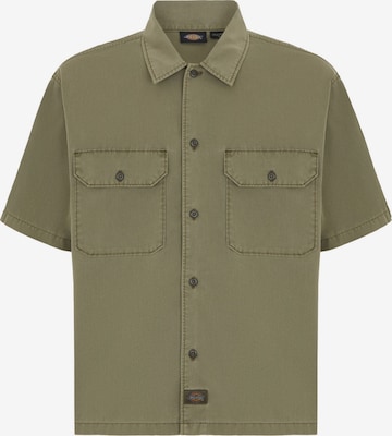 DICKIESComfort Fit Košulja 'UNIONVILLE' - zelena boja: prednji dio