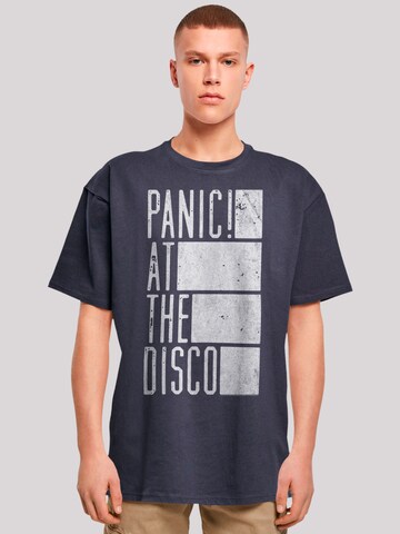 T-Shirt 'Panic At The Disco' F4NT4STIC en bleu : devant