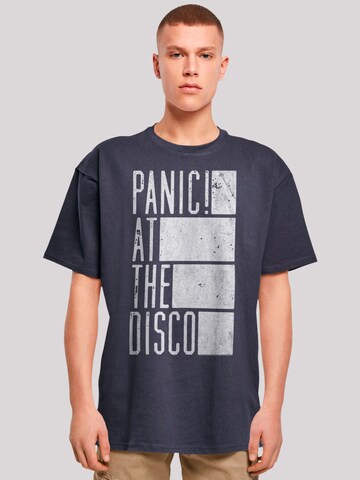 F4NT4STIC Shirt 'Panic At The Disco' in Blauw: voorkant