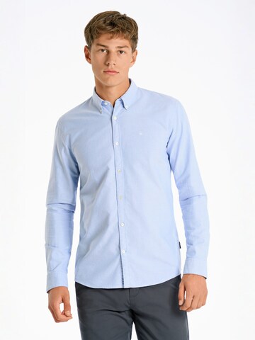Junk de Luxe Regular fit Button Up Shirt in Blue