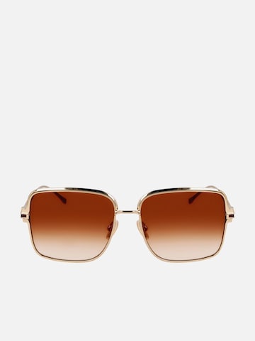 FERRAGAMO Zonnebril in Goud: voorkant