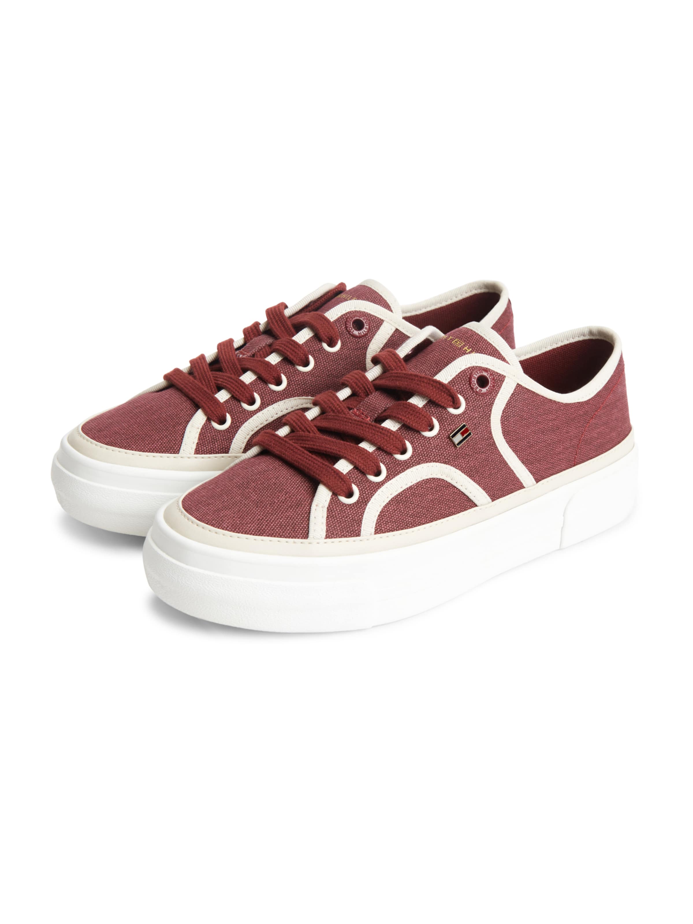 Baskets basses TOMMY HILFIGER en rouge