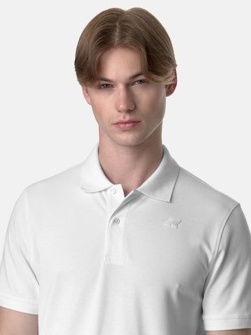 K-Way T-shirt 'K-WAY AMEDEE PIQUE SLIM T-Shirt e Polo' i vit