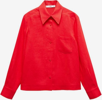 MANGO Блуза 'Rodas' в червено: отпред
