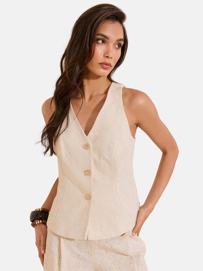 Lipsy Suit Vest in 34 in Wool white, Item view