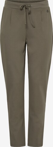 Fransa Kalhoty se sklady v pase 'FRZASTRETCH 1' – zelená: přední strana