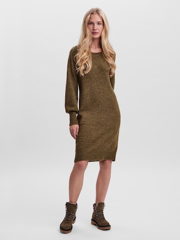 VERO MODA Knit dress 'Simone' in Green