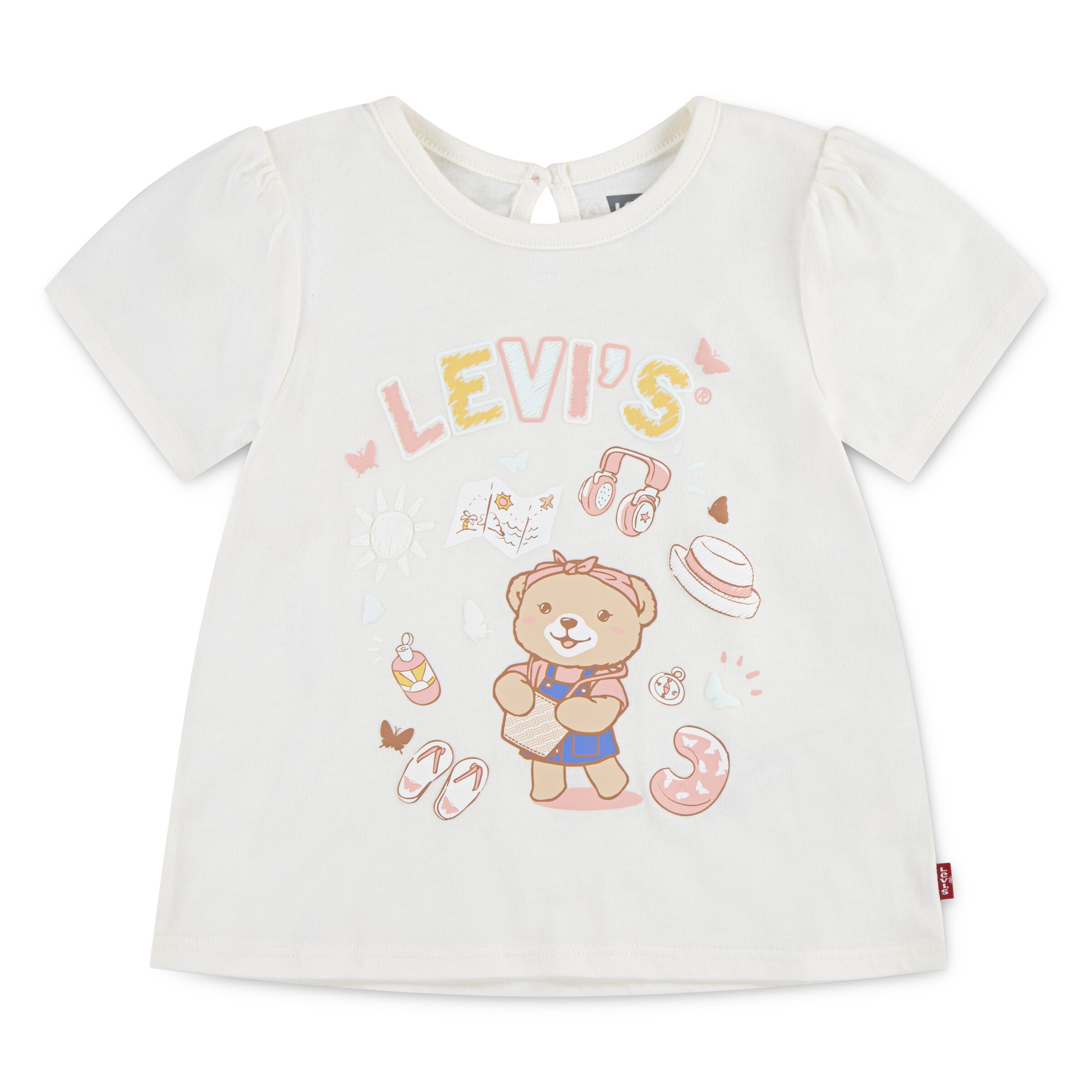 Levi's Kids T-Shirt in Weiß: Vorderseite