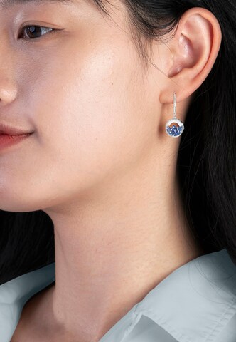 Astra Earrings 'NIGHT SKY' in Blue: front