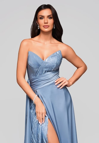 Ombre Avondjurk in Blauw