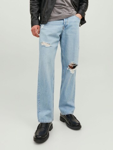 JACK & JONES Regular Jeans 'Eddie' in Blauw: voorkant