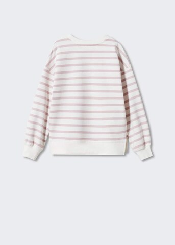 MANGO KIDS Sweatshirt i vit