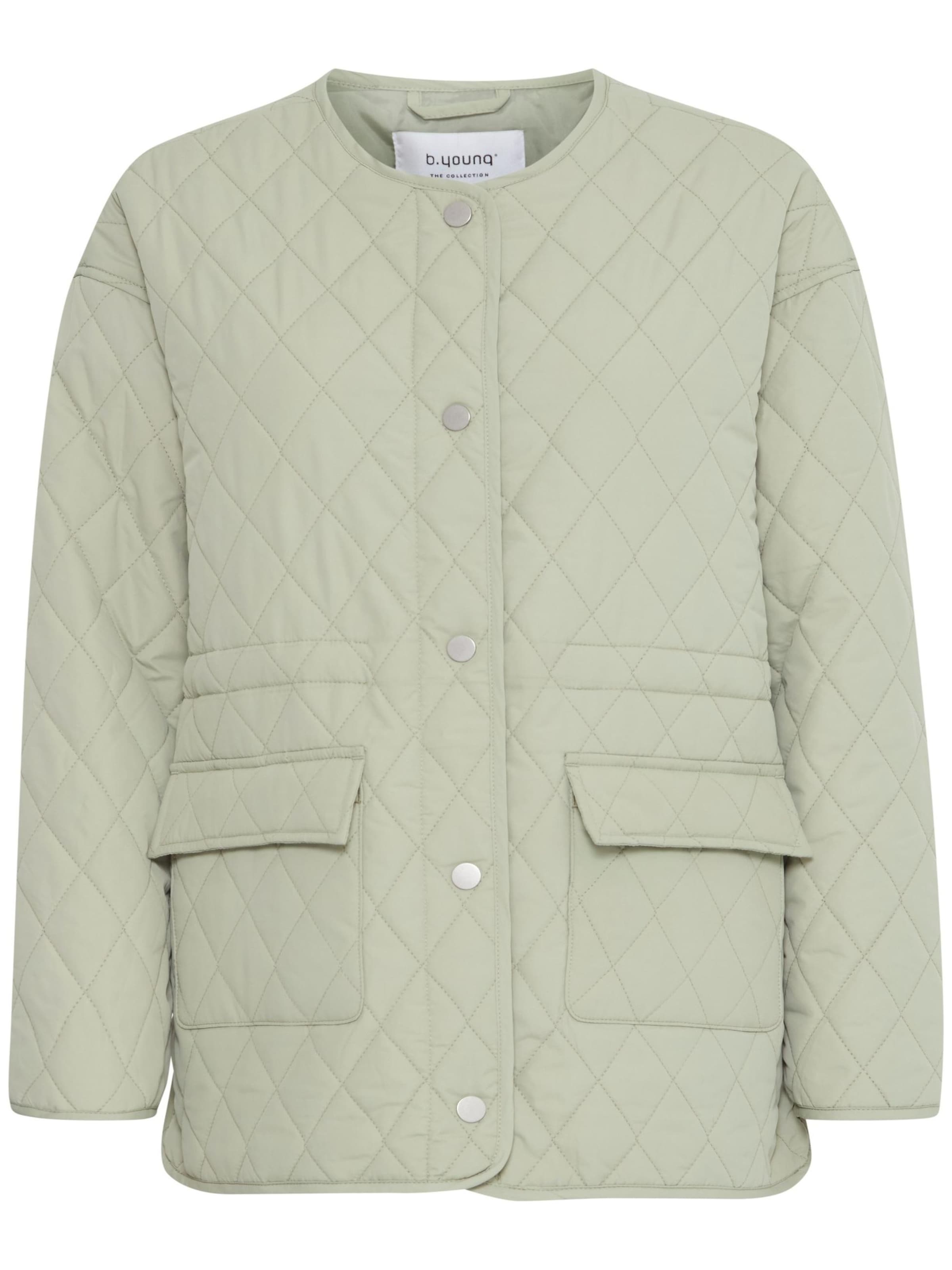 b.young Tussenjas 'BETIO' in Groen: voorkant