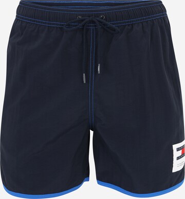 Tommy Jeans Zwemshorts in Blauw: voorkant