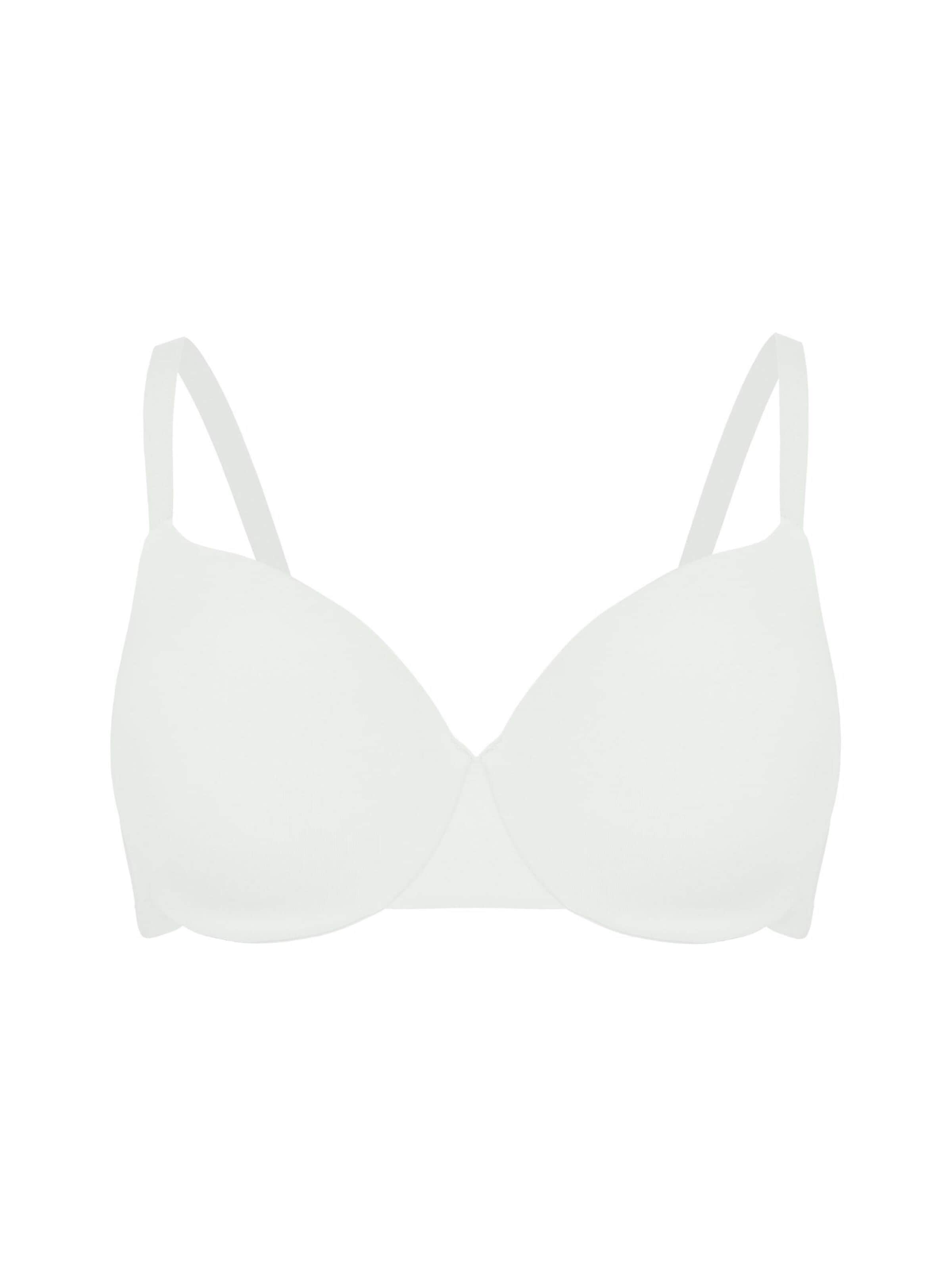 Reggiseno 'Bügel-BH Basic, glatte Cups, geklebte Kanten' di ESOTIQ in beige: frontale