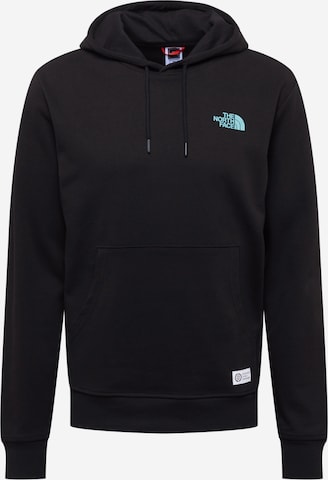 THE NORTH FACE Sportovní mikina 'REGRIND' – černá: přední strana