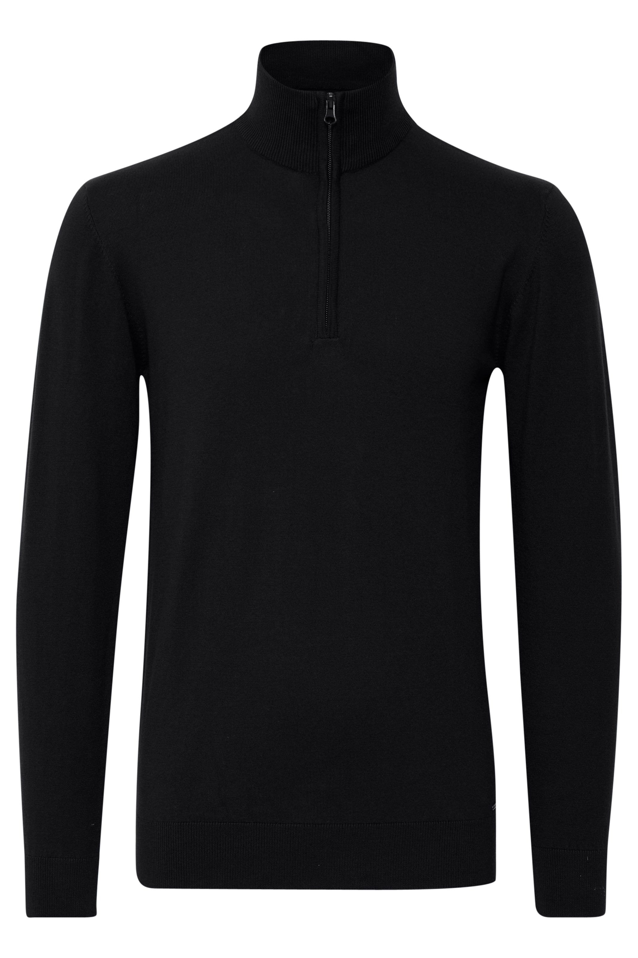 INDICODE JEANS Pullover 'Baddon' in Schwarz: Vorderseite