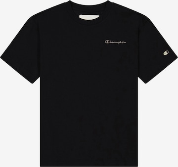 Maglietta di Champion in nero: frontale