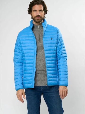 U.S. POLO ASSN. Tussenjas 'Mark' in Blauw: voorkant