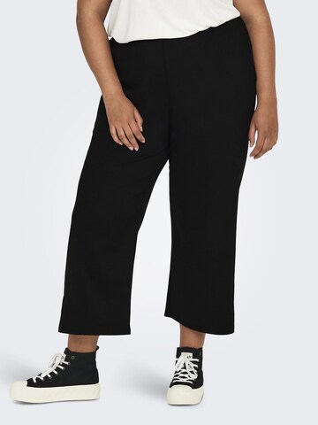 Regular Pantalon ONLY Carmakoma en noir : devant