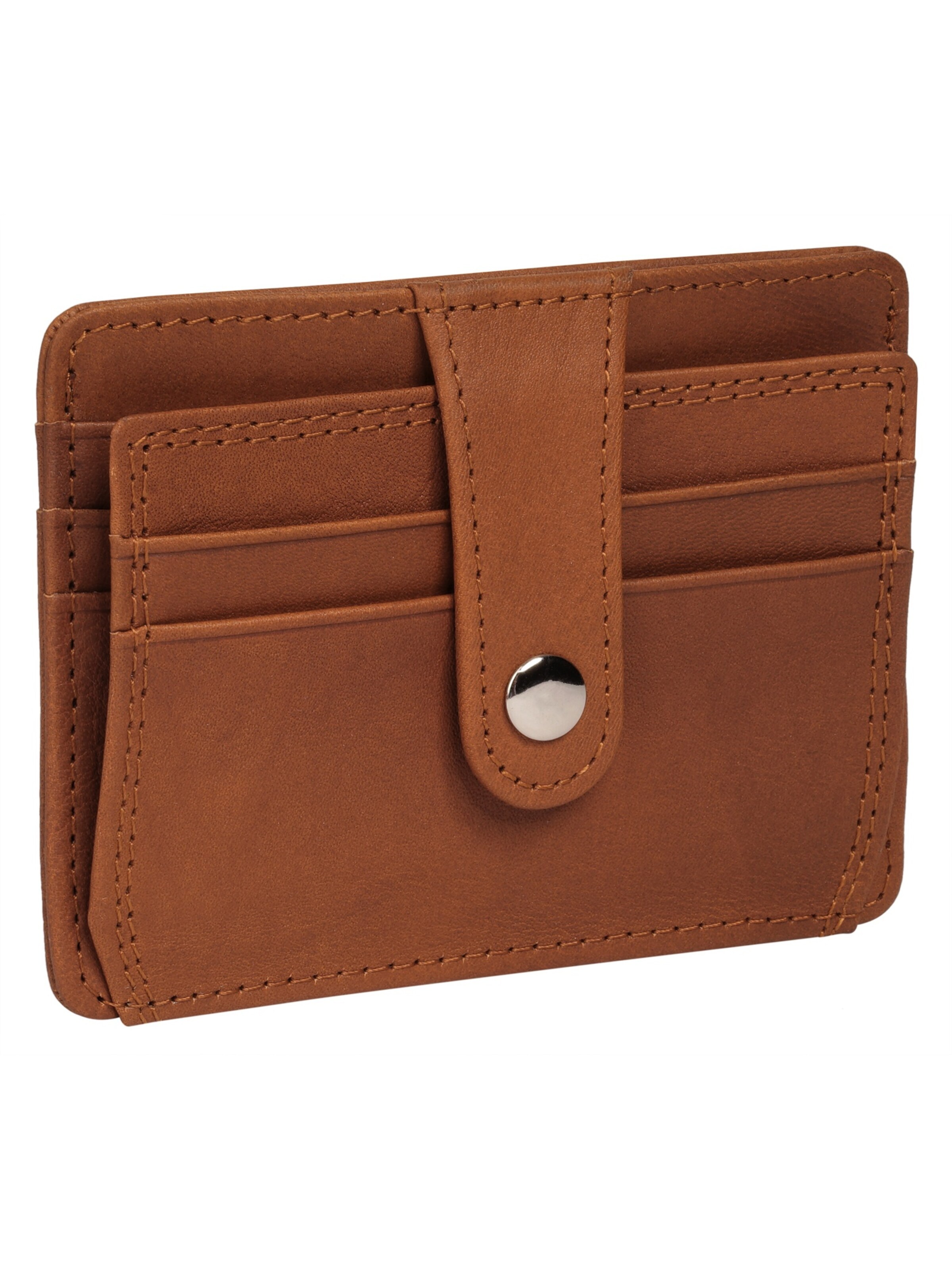 Porte-monnaies piké en marron