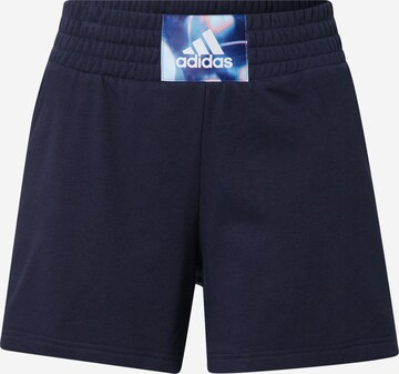 Pantaloni sportivi di ADIDAS SPORTSWEAR in blu: frontale