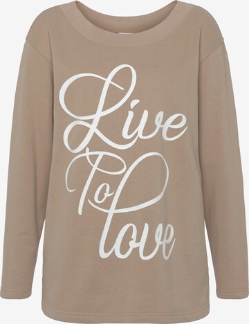 BOYSEN'S Sweatshirt in Beige: predná strana