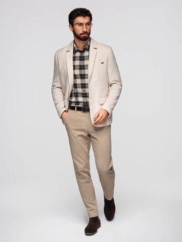 Ombre Regular fit Business-colbert in Beige