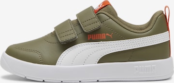 PUMA Sneakers 'Courtflex V3' in Green: front