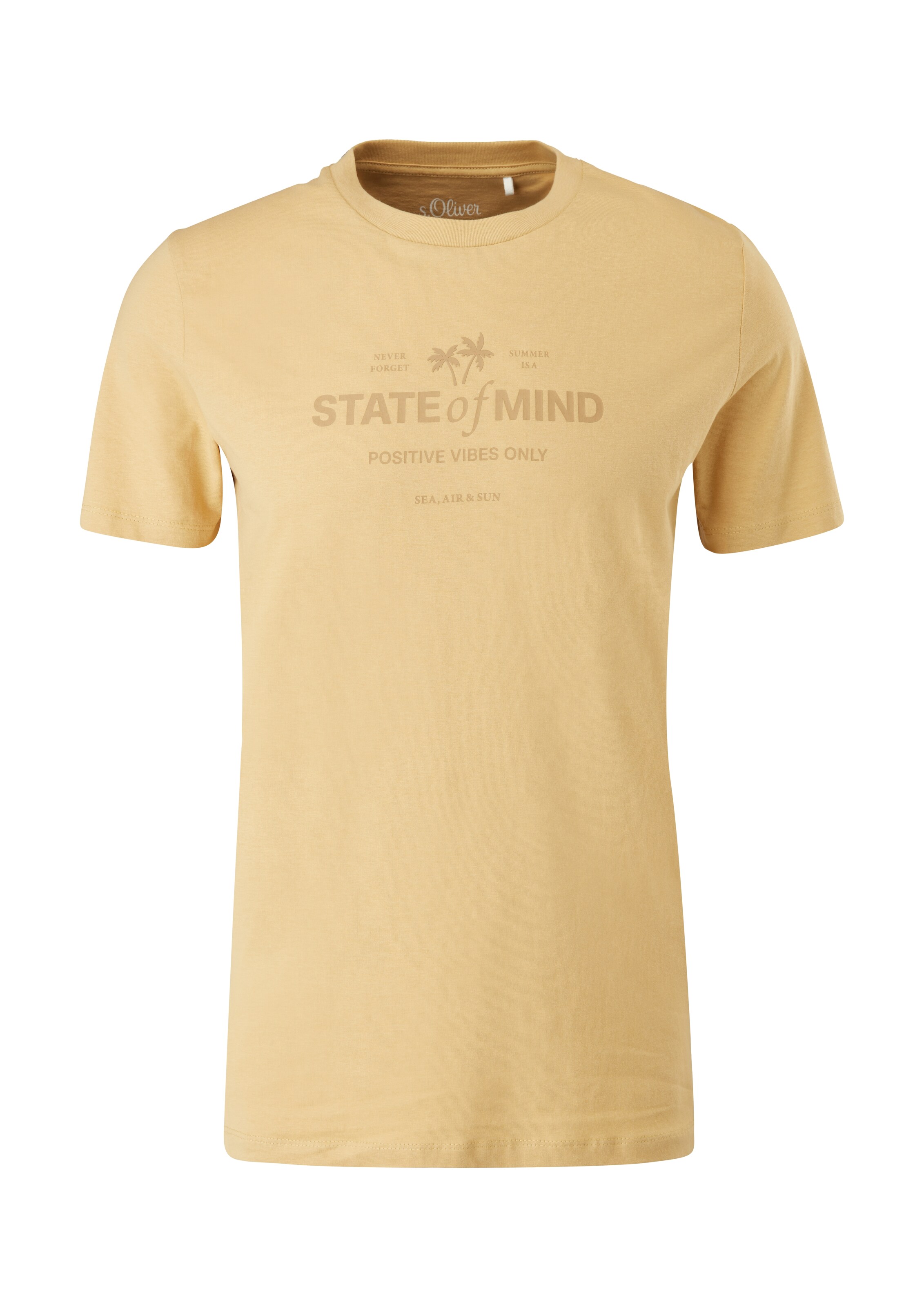 T-Shirt s.Oliver en jaune : devant