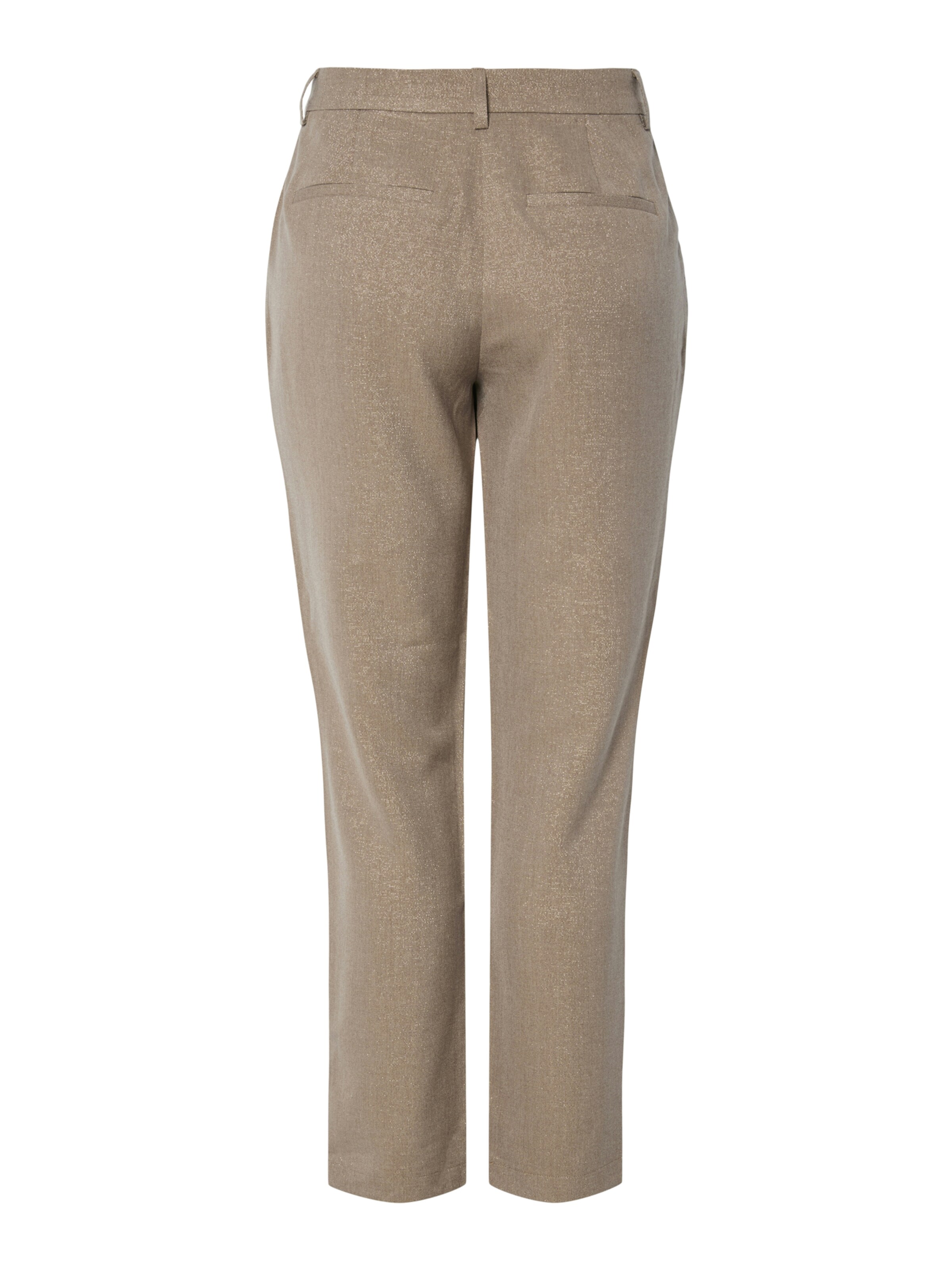 PIECES Regularen Hlače 'PCBosella' | rjava barva