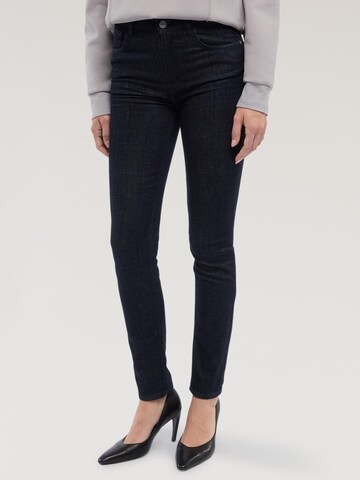 Coupe slim Jean Trussardi en bleu : devant