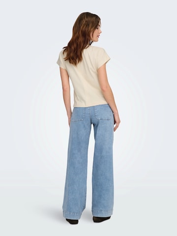 ONLY Shirt 'ONLERICA' in Beige