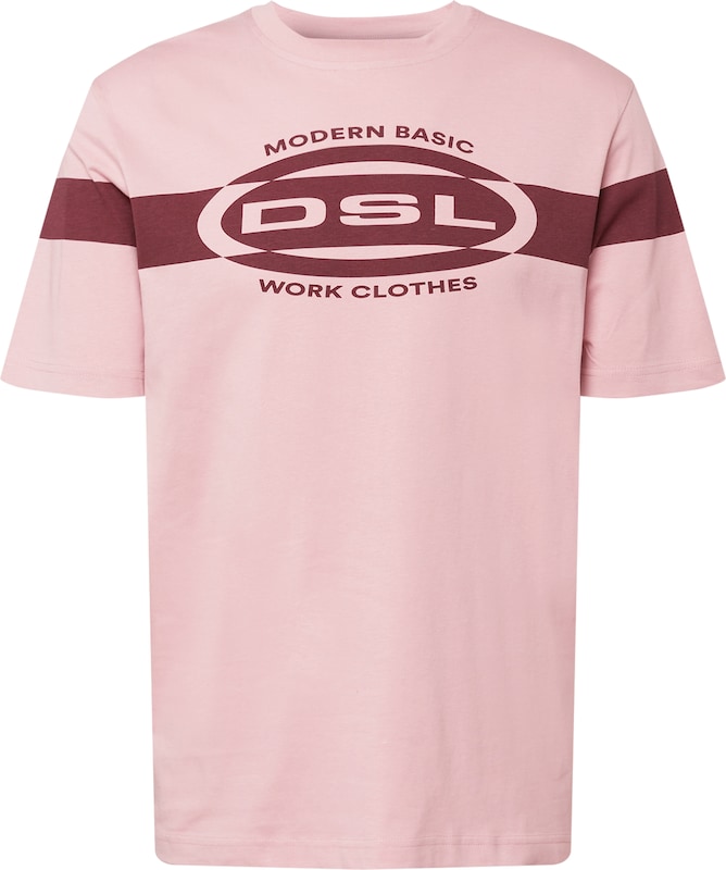 DIESEL T-Shirt 'JUST' in Rosa